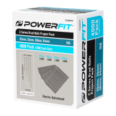 C Series Electro-Galvanised Brad Nails Project Pack