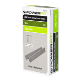 16mm 6000 Series Electro-Galvanised Narrow Crown Staples - 2,000 Pack