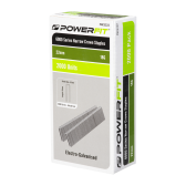 22mm 6000 Series Electro-Galvanised Narrow Crown Staples - 2,000 Pack