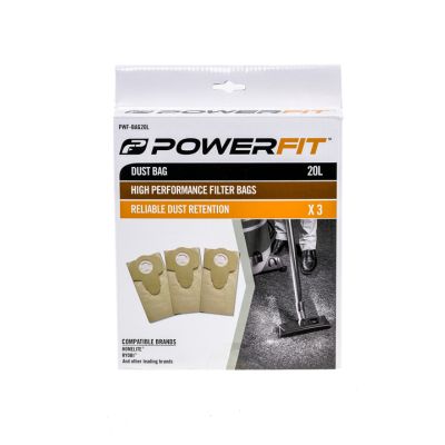 Powerfit Dust Bag 20L 3pack